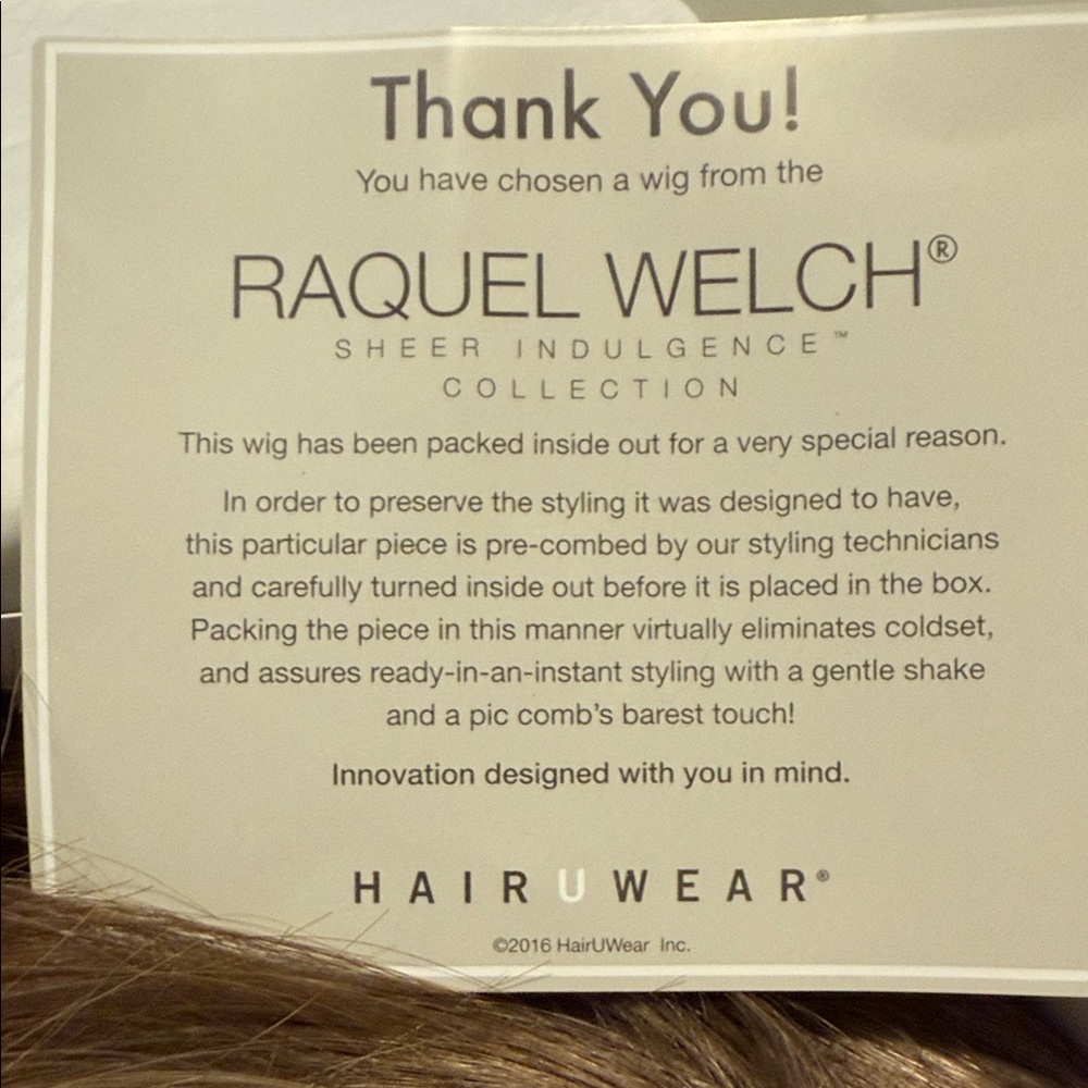 Raquel Welch Luxurious Brown Hair Wig - Picture 2 of 10